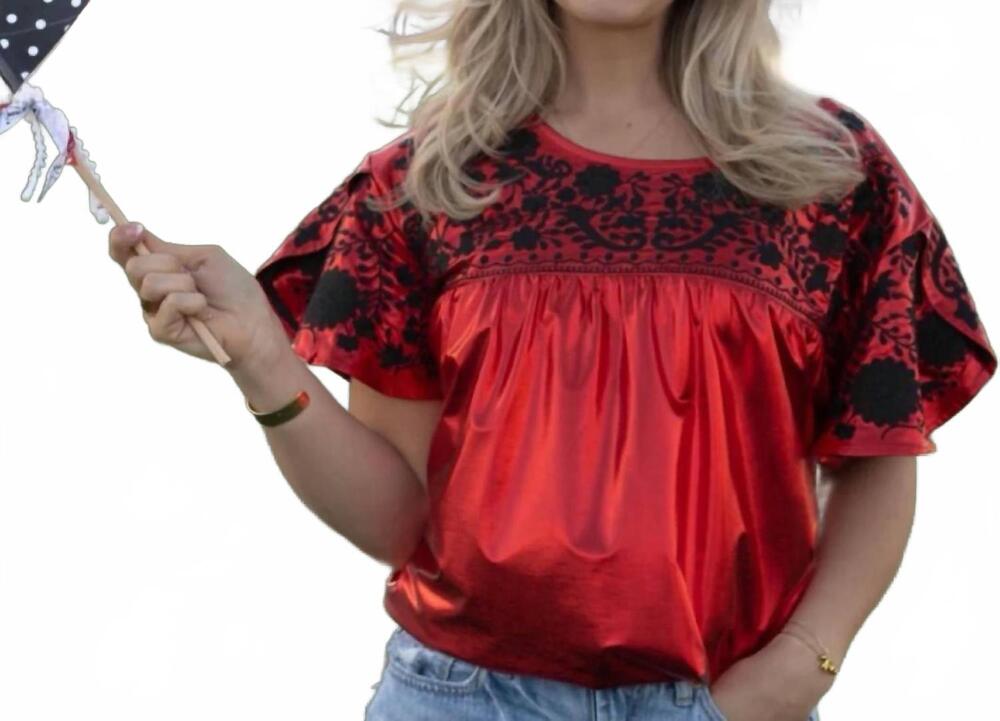 NEW LAYERZ CLOTHING kliff top in red